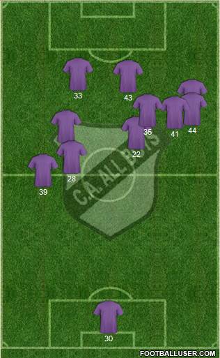 All Boys Formation 2013