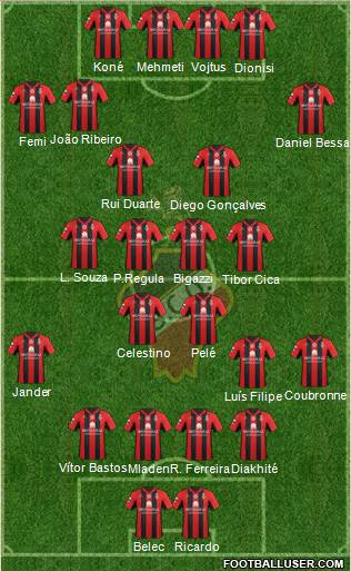 Sporting Clube Olhanense Formation 2013