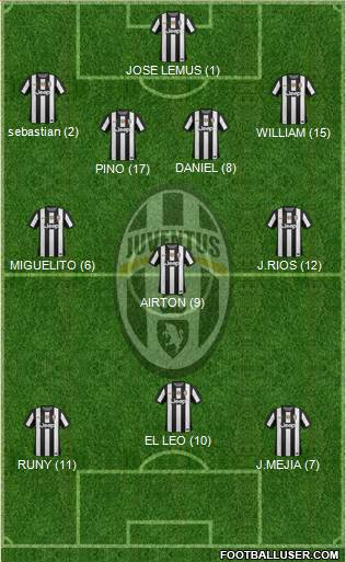 Juventus Formation 2013