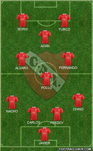 Independiente Formation 2013