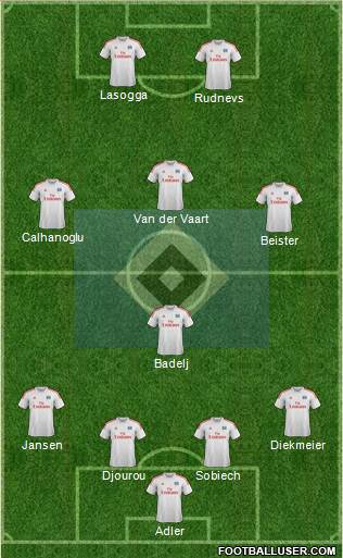 Hamburger SV Formation 2013
