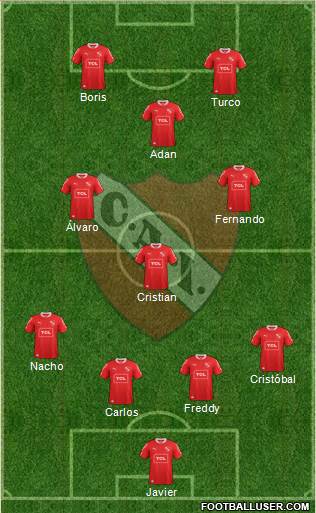 Independiente Formation 2013
