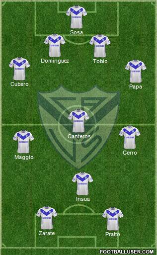 Vélez Sarsfield Formation 2013