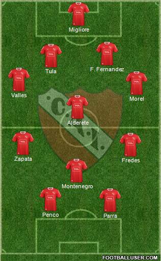 Independiente Formation 2013