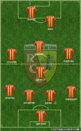 Racing Club de Lens Formation 2013