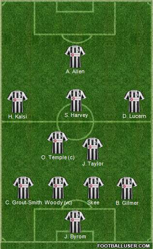 Newcastle United Formation 2013