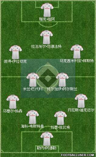 Hamburger SV Formation 2013