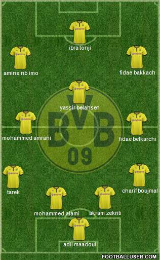Borussia Dortmund Formation 2013