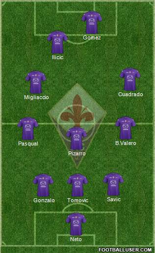 Fiorentina Formation 2013