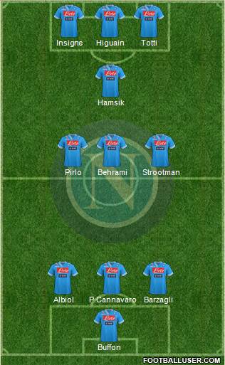 Napoli Formation 2013