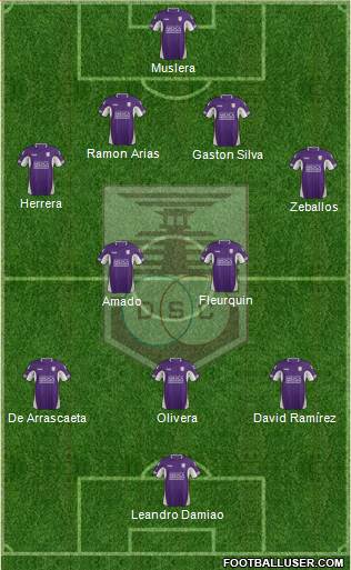 Defensor Sporting Club Formation 2013
