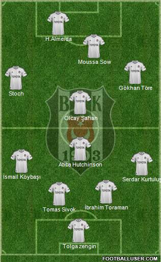 Besiktas JK Formation 2013
