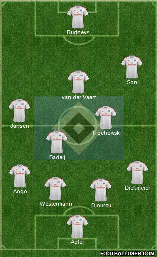 Hamburger SV Formation 2013