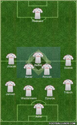 Hamburger SV Formation 2013