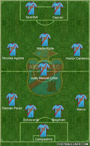 Arsenal de Sarandí Formation 2013