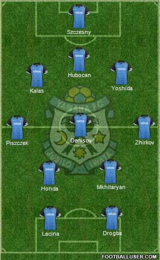 Jubilo Iwata Formation 2013