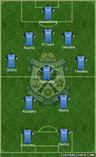 Jubilo Iwata Formation 2013
