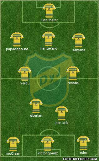 Defensa y Justicia Formation 2013