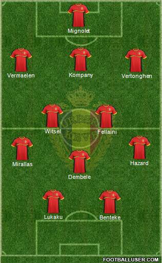 Belgium Formation 2013