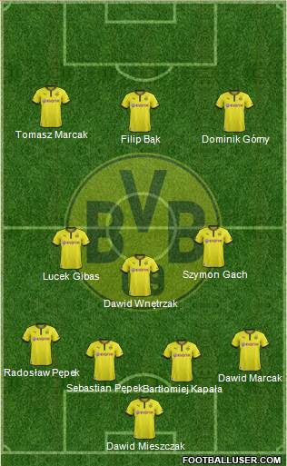 Borussia Dortmund Formation 2013