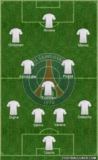 Paris Saint-Germain Formation 2013