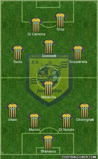 Juve Stabia Formation 2013