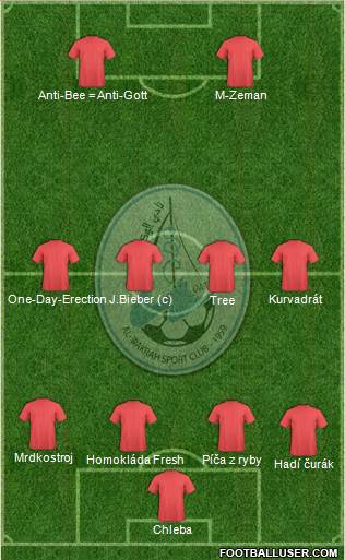 Al-Wakra Sports Club Formation 2013