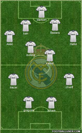R. Madrid Castilla Formation 2013