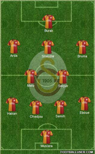 Galatasaray SK Formation 2013