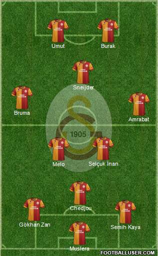 Galatasaray SK Formation 2013