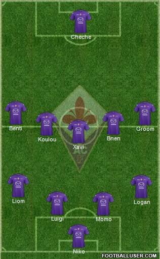Fiorentina Formation 2013