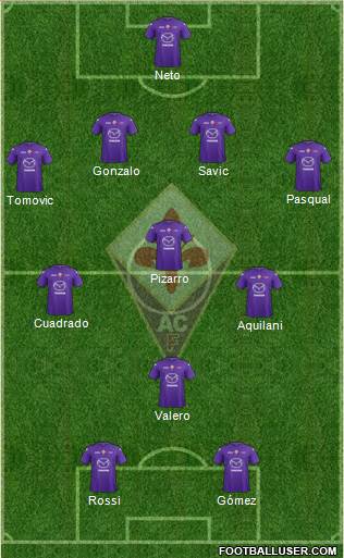 Fiorentina Formation 2013
