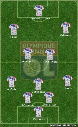 Olympique Lyonnais Formation 2013