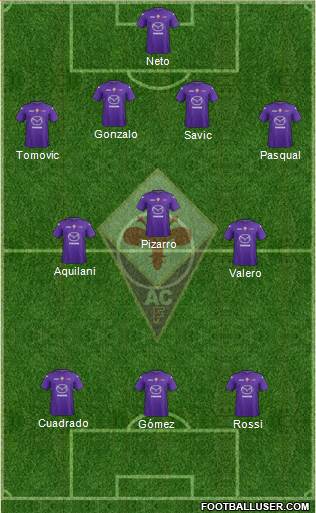 Fiorentina Formation 2013