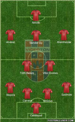 FC Fehérvár Formation 2013