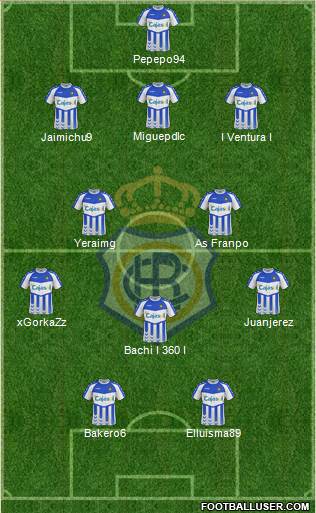 R.C. Recreativo de Huelva S.A.D. Formation 2013