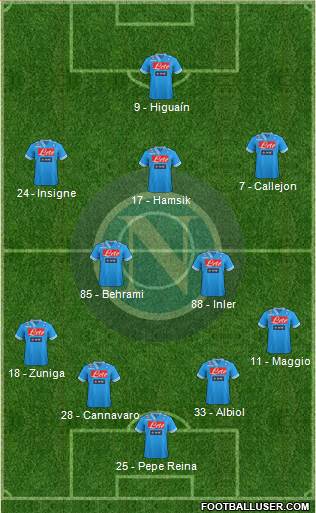 Napoli Formation 2013