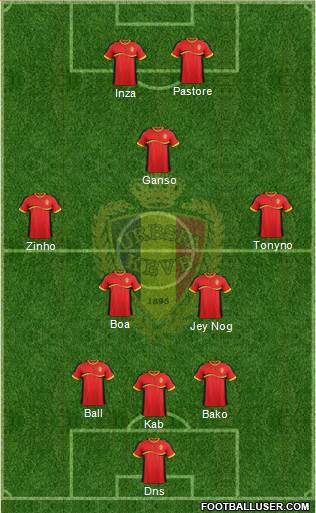 Belgium Formation 2013