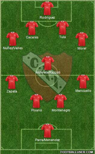 Independiente Formation 2013