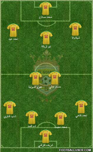 El Gouna FC Formation 2013