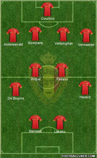Belgium Formation 2013