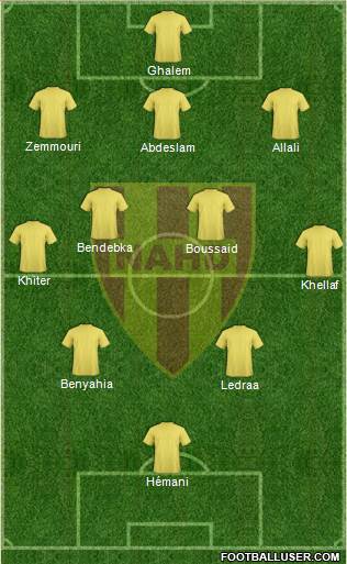 Nasr Athletic Hussein-Dey Formation 2013