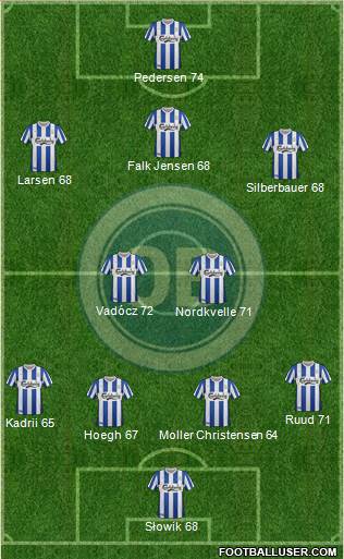 Odense Boldklub Formation 2013