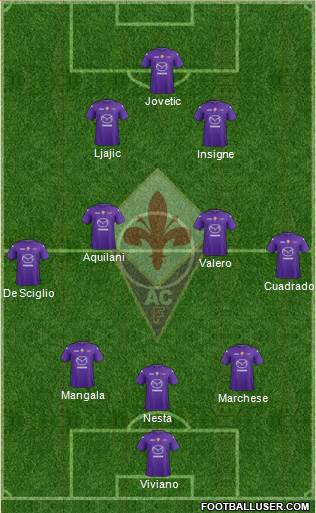 Fiorentina Formation 2013