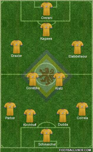 Braunschweiger TSV Eintracht Formation 2013
