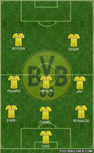 Borussia Dortmund Formation 2013