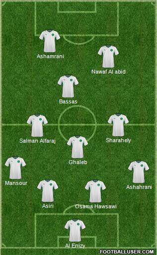 Saudi Arabia Formation 2013