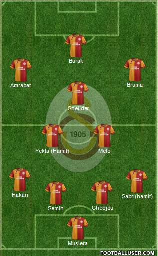 Galatasaray SK Formation 2013
