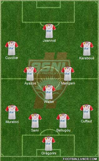 A.S. Nancy Lorraine Formation 2013