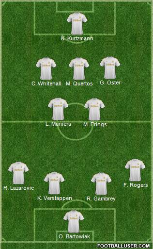 Swansea City Formation 2013